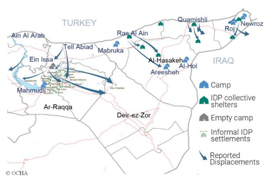 Karte Syrien, OCHA