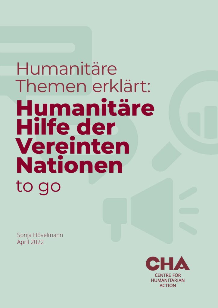 Centre for Humanitarian Action (CHA) - Startseite